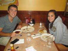 Friends enjoying breakfast at Downers Delight Pancake House & Restaurant in Downers Grove