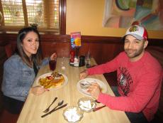 Couple enjoying lunch at Downers Delight Pancake House & Restaurant