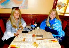 Family enjoying lunch at Downers Delight Pancake House & Restaurant in Downers Grove