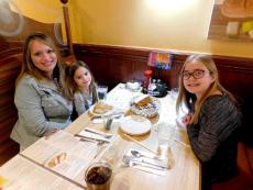 Family enjoying lunch at Downers Delight Pancake House & Restaurant in Downers Grove