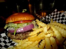 The Classic Burger at Draft Picks Sports Bar in Naperville 