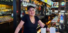 Friendly server at Draft Picks Sports Bar in Naperville