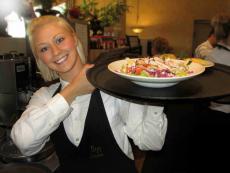 Friendly server at Egg Haven Pancakes & Cafe in DeKalb