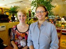 Friendly staff at Egg Haven Pancakes & Cafe in DeKalb