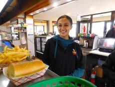 Friendly staff at Franksville Restaurant in Chicago