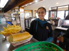 Friendly staff at Franksville Restaurant in Chicago