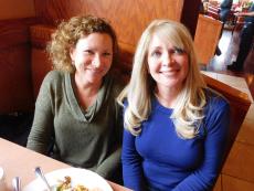 Friends enjoying lunch at Butterfield's Pancake House and Restaurant in Northbrook