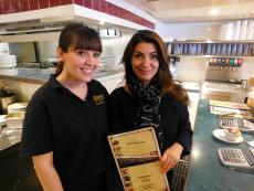 Friendly staff at George's Family Restaurant in Oak Park