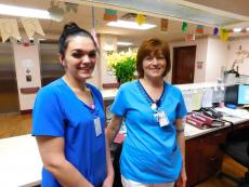 Friendly staff at the Greek American Rehabilitation & Care Centre in Wheeling