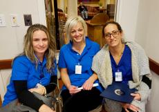 Friendly staff at the Greek American Rehabilitation & Care Centre in Wheeling