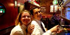 Friendly servers at Jimmy's Charhouse in Libertyville
