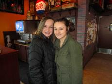 Friends enjoying dinner at Kosta's Gyros in Algonquin