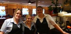 Friendly staff at Lumes Pancake House in Palos Heights