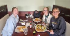 Friends enjoying lunch at Maple Butter Cafe in Plainfield