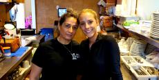 Friendly servers at Naxos, A Greek Island Restaurant in Itasca