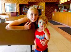 Loyal customers enjoying lunch at Nick's Drive in Restaurant Chicago