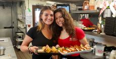 Friendly servers at Niko's Red Mill Tavern in Woodstock