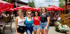 Friendly servers at Niko's Red Mill Tavern in Woodstock