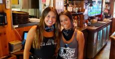 Friendly servers at Niko's Red Mill Tavern in Woodstock