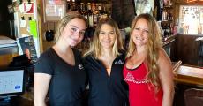 Friendly staff at Niko's Red Mill Tavern in Woodstock