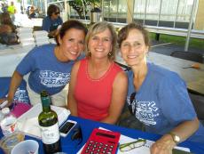 Friendly volunteers at the Oak Lawn Greek Fest at St. Nicholas