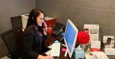 Friendly office staff at The Odyssey Banquet Venue in Tinley Park