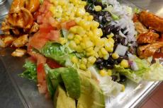 Spicy chicken salad at Palm Court Restaurant in Arlington Heights