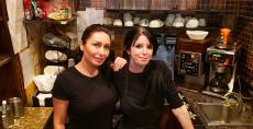 Friendly servers at Papagalino Cafe & Pastry Shop in Niles