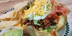 The famous Taco Salad at Pap's Ultimate Bar & Grill in Mount Prospect