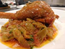  The braised lamb shank at Plateia Mediterranean Kitchen & Bar in Des Plaines