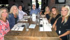 Family enjoying dinner at Plateia Mediterranean Kitchen & Bar in Des Plaines