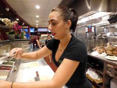 Friendly server at Pub 83 Pizza & Burgers in Long Grove