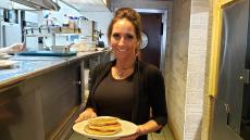 Friendly server at Seven Dwarfs Restaurant in Wheaton