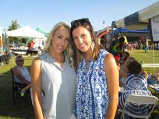 Friends enjoying the Lake County Greek Fest at St. Demetrios in Libertyville