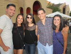 Friends enjoying The St. Nectarios Greekfest in Palatine