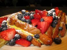The stuffed French Toast at Stacked Pancake House in Oak Lawn