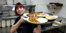 Friendly server at Tasty Waffle Pancake House in Plainfield