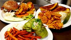 Delicious lunch items at Tasty Waffle Restaurant in Romeoville