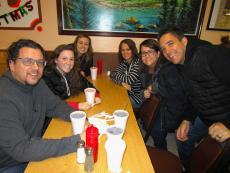 Loyal customers enjoying lunch at The Works in Glenview