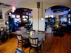 The cozy dining area at Union Ale House in Prospect Heights