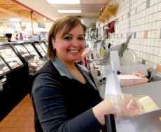 Friendly deli staff at Village Market Place in Skokie